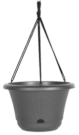 Self Watering Hanging Basket Charcoal - 13"