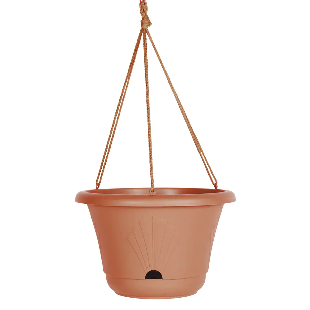 Self Watering Hanging Basket Terra Cotta - 13"-TLR Creations