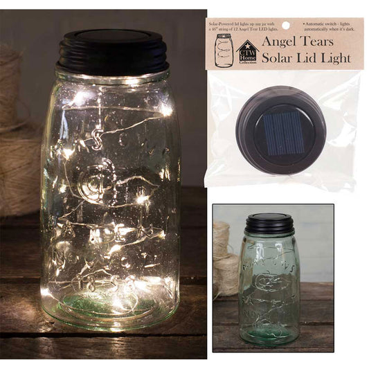 Solar Lid Lights- Angel Tears